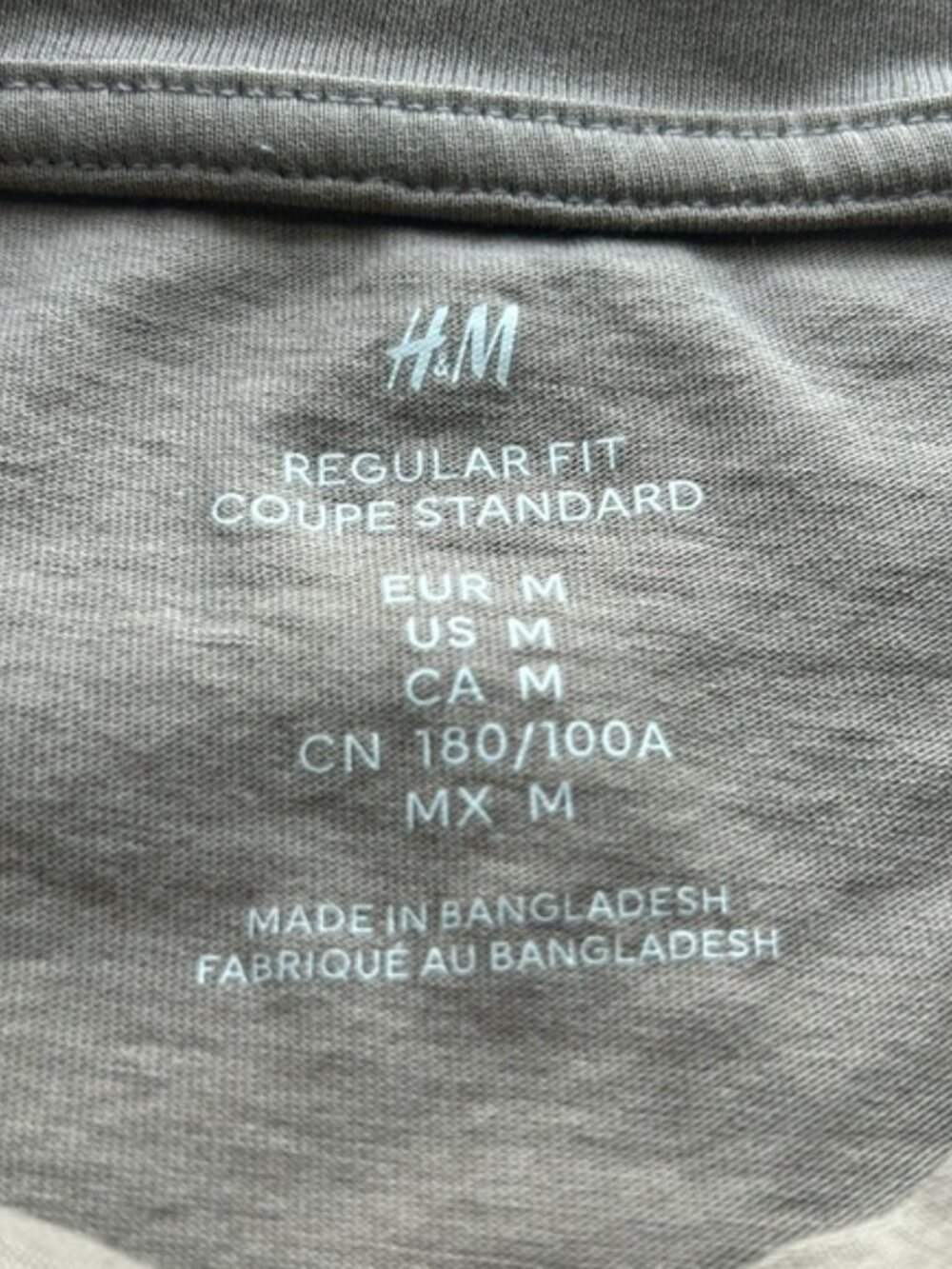 H&M Regular Fit Short Sleeve Tee - Picture 3 of 5